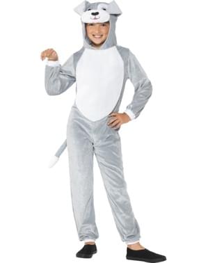 Costume da cagnolino grigio per bambino
