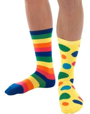 Çok Renkli Palyaço Çorabı