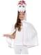 Witte eenhoorn cape voor kinderen