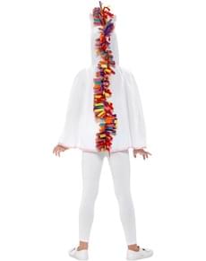 Capa de unicórnio branco infantil