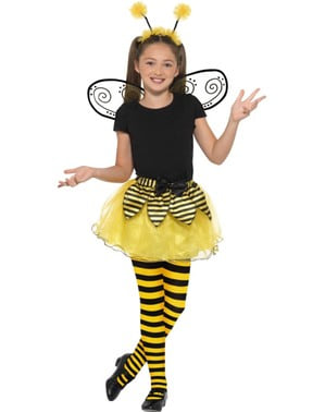 Kızlar için arı kostümü seti