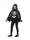 Poncho de esqueleto infantil