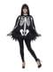 Poncho squelette adulte