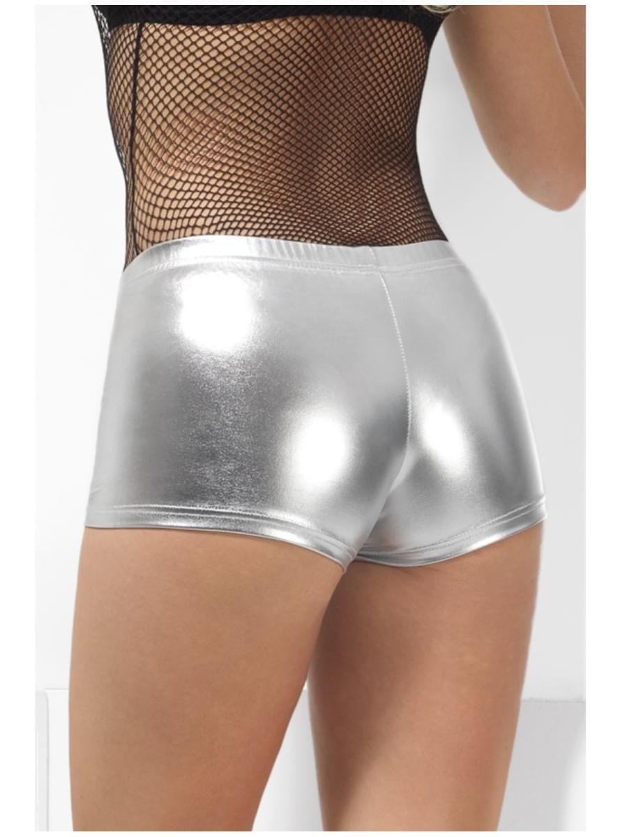 Pantaloncini argentati per donna