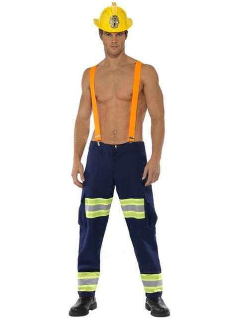 Déguisement pompier homme : Costume sapeur-pompier américain