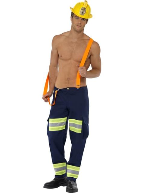Déguisement pompier sexy homme adulte