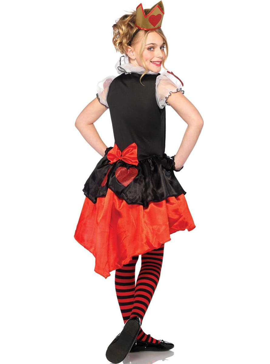 Costum regina de inimi pentru adolescenți