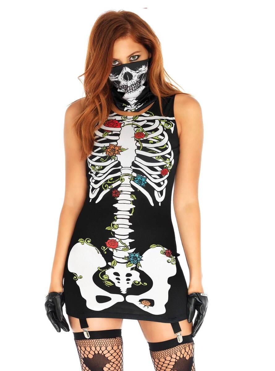 Dámský kostým Bones-n-Roses