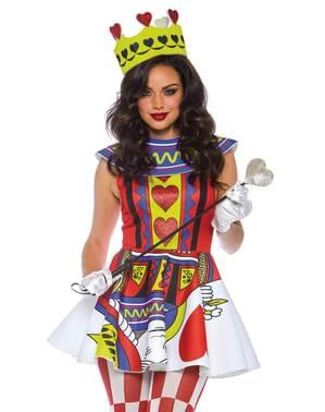 Queen of Cards kostuum voor vrouw