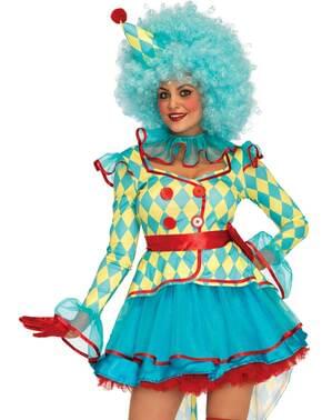 Strój klowna z Karnawału dla kobiet