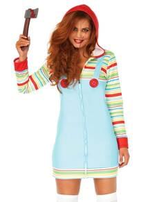 Psycho-Puppen Kostüm für Damen