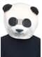 Skum pandabjørn maske til voksne