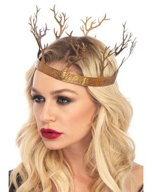 Queen of the forest crown for adults