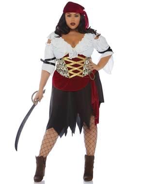 Disfraz de pirata sexy para mujer talla grande