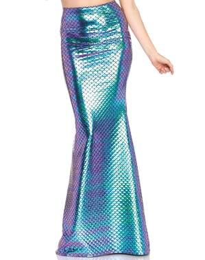 Tante Tina Vestito da Sirena per Bambina - Costume con Gonna –