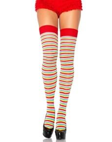 Meias-calças de arco-íris para mulher