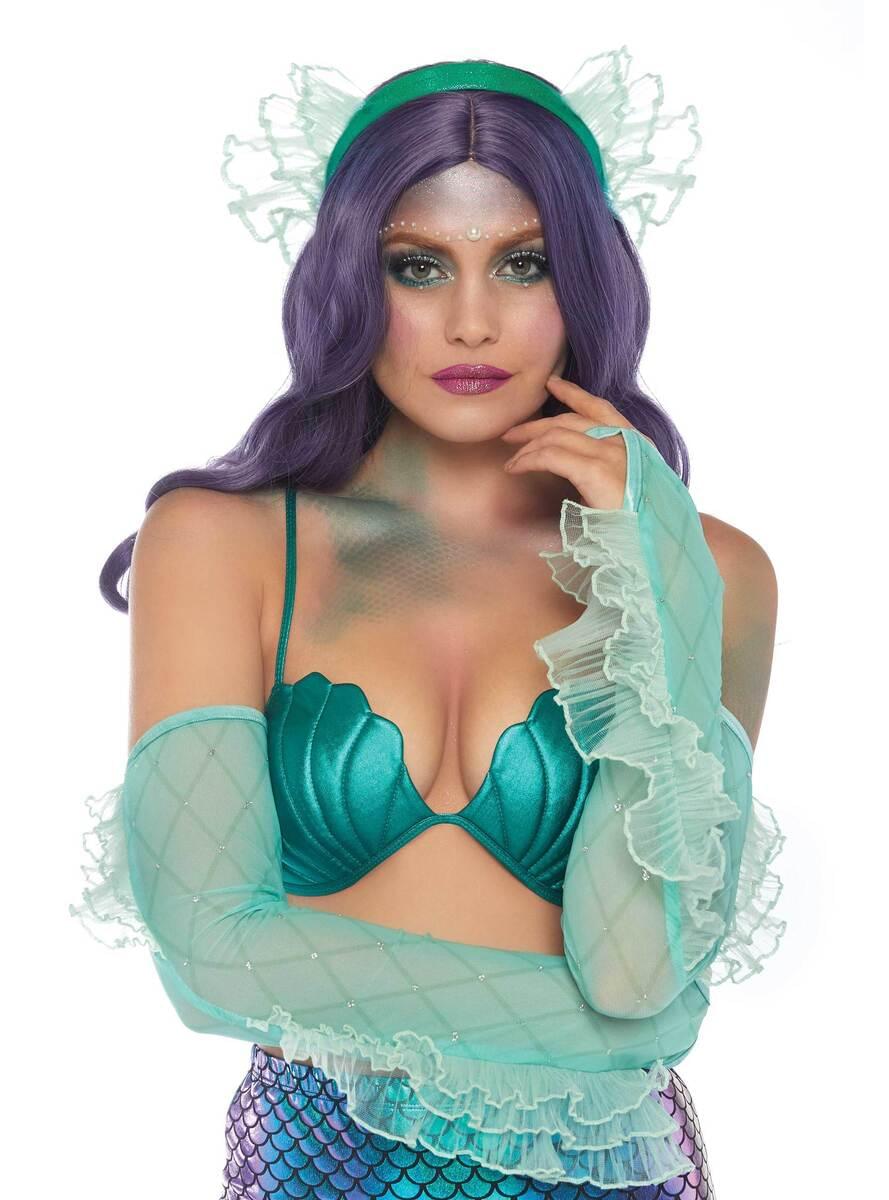 Kit de acessórios sereia sexy para mulher