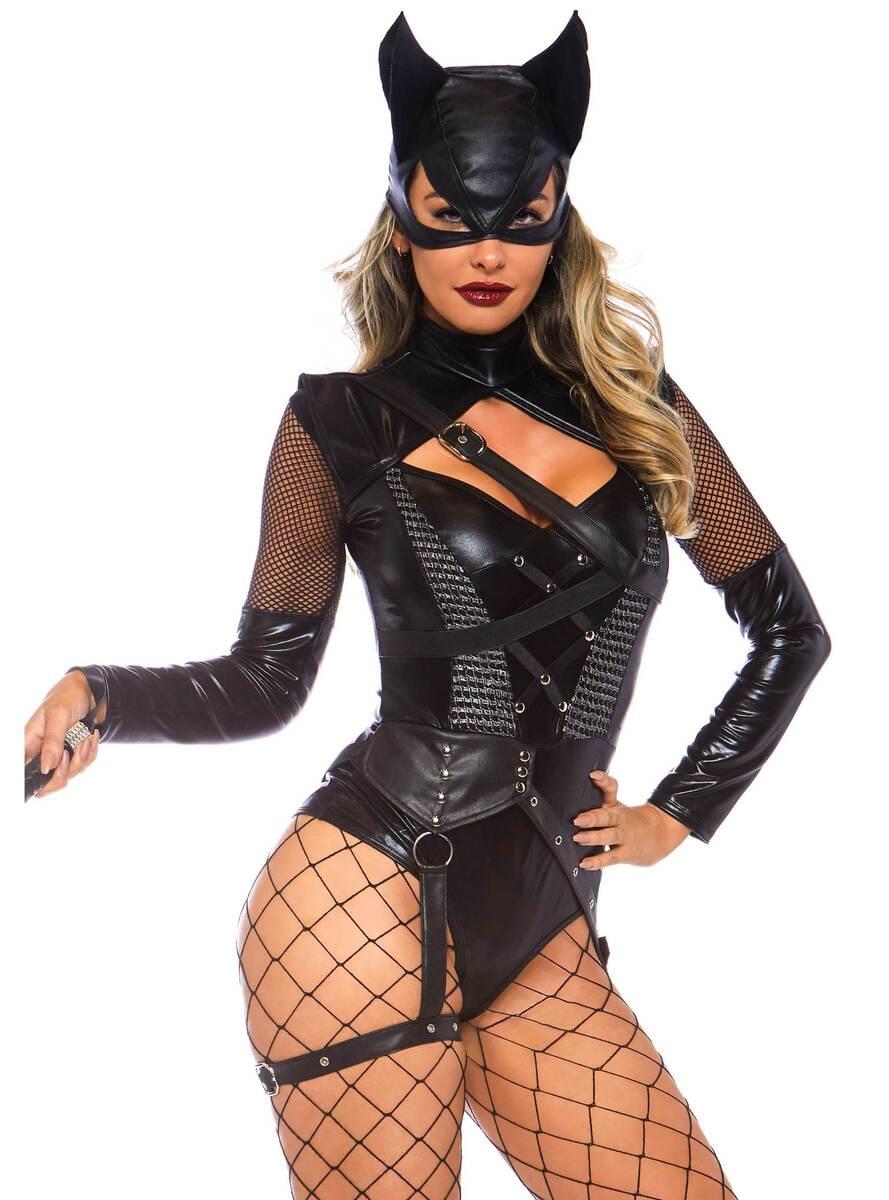 Sexy Cat villain costume for women