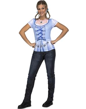 Camiseta de lady oktoberfest para mujer