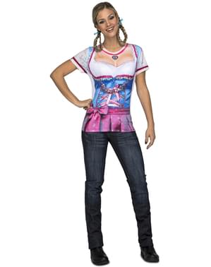 T-shirt tyrolienne sexy femme