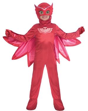 Kostum Deluxe Owlette untuk anak perempuan Topeng PJ