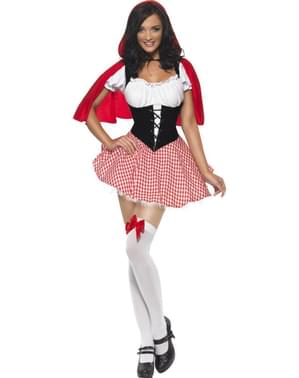 Schattige Roodkapje Fever Kostuum voor vrouwen