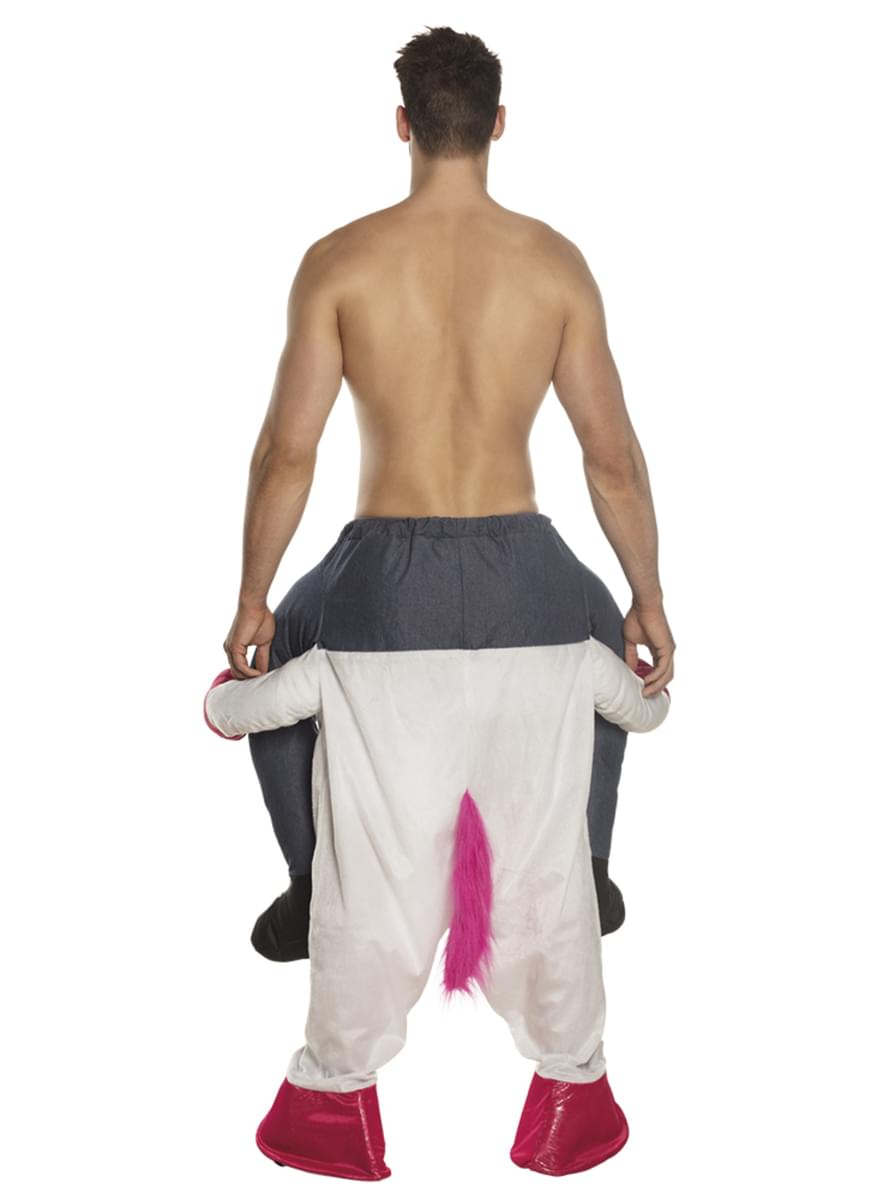 Ride-On Fantasy Unicorn Costume for Adults