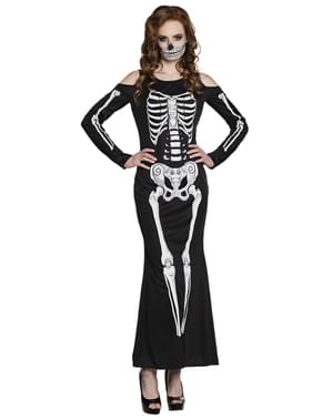 Elegant skelet kostume til kvinder