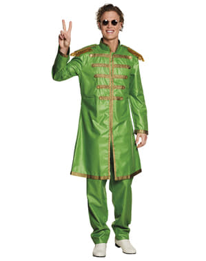 Green Liverpool singer costume for men