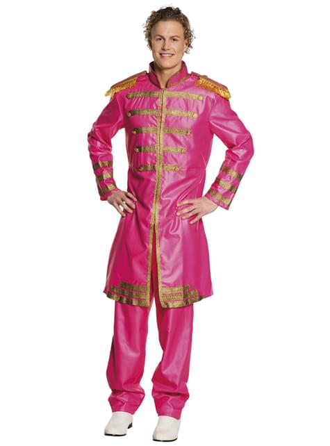 Rosa Liverpool sanger kostyme til menn