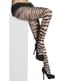 Collants de zebra castanhos para mulher