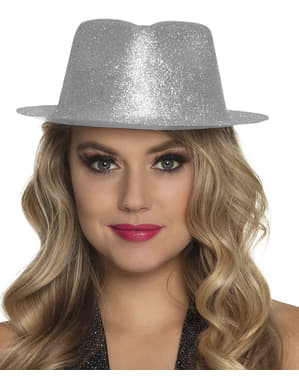 Сребърна новогодишна шапка за възрастни