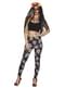 Legging noir jour des morts femme