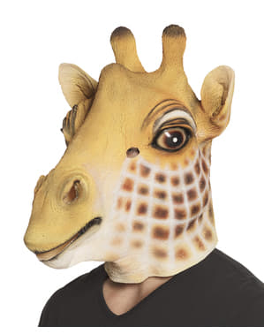 Adorable giraffe mask for adults
