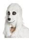 Máscara de cão Poodle branco para adulto