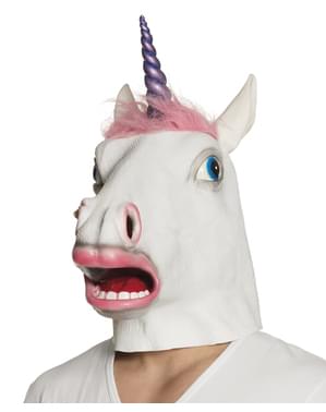 Classic unicorn mask for adults