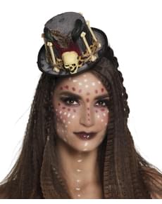 Chapéu de feiticeira vodu para mulher