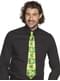 Corbata de tréboles San Patricio para adulto