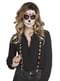 Multicoloured Day of the Dead suspenders for adults