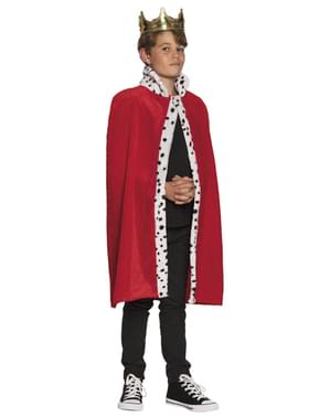 Cape rouge de Roi enfant