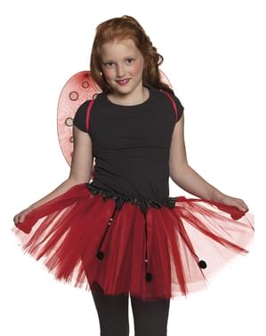 Kit disfarce de joaninha infantil