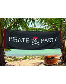Cartaz de festa pirata