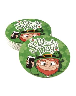 Set of 10 Saint Patrick coasters
