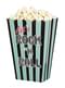 4 boîtes à Popcorn Rock n' Roll (22 x 15 x 2 cm)