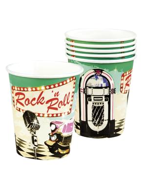 Sada 6 kelímků Rock n' Roll