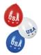 6 USA Balloons - American Party (25 cm)