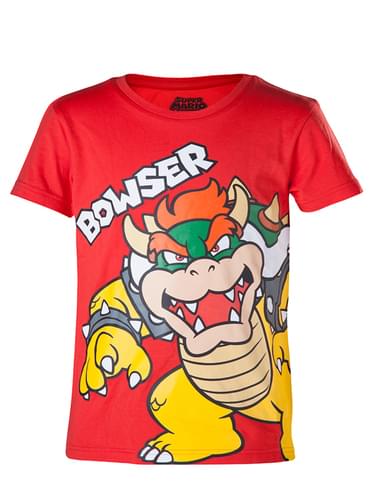 T-shirt de Bowser para menino - Super Mario Bros