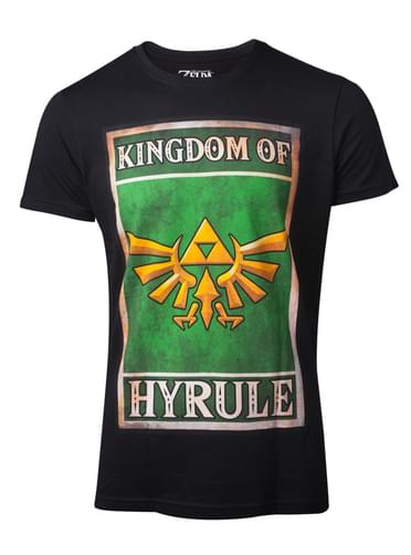T-shirt de Kindom of Hyrule para homem - The Legend of Zelda