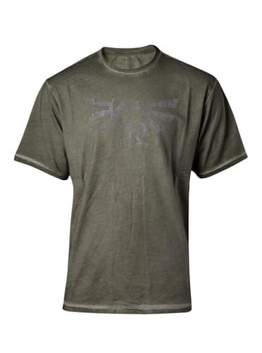 T-shirt de Triforce vintage para homem - The Legend of Zelda