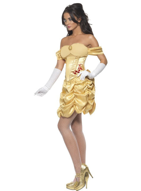 Prinsesse Kostume Feber Guld til kvinder